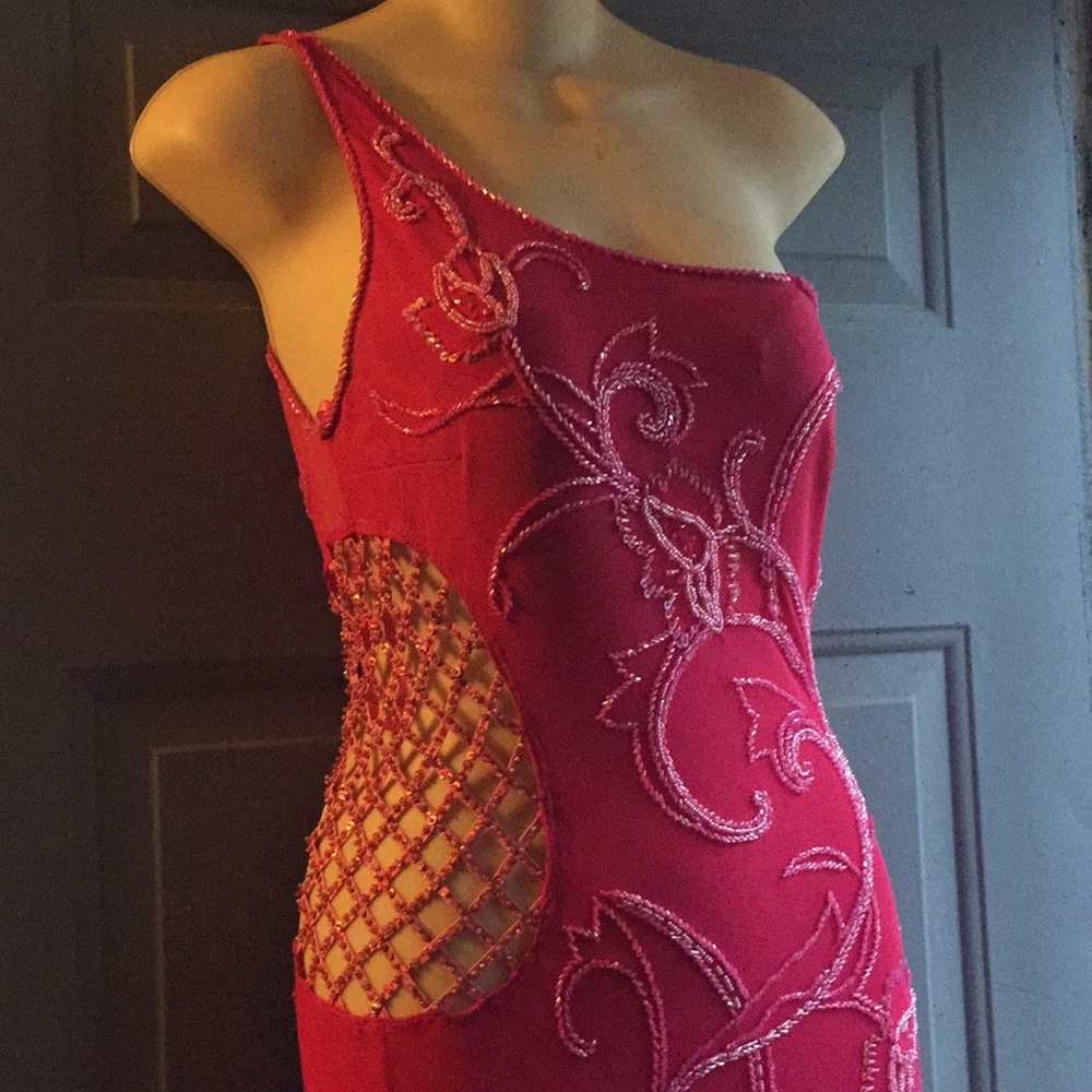 Hot Pink Prom dress